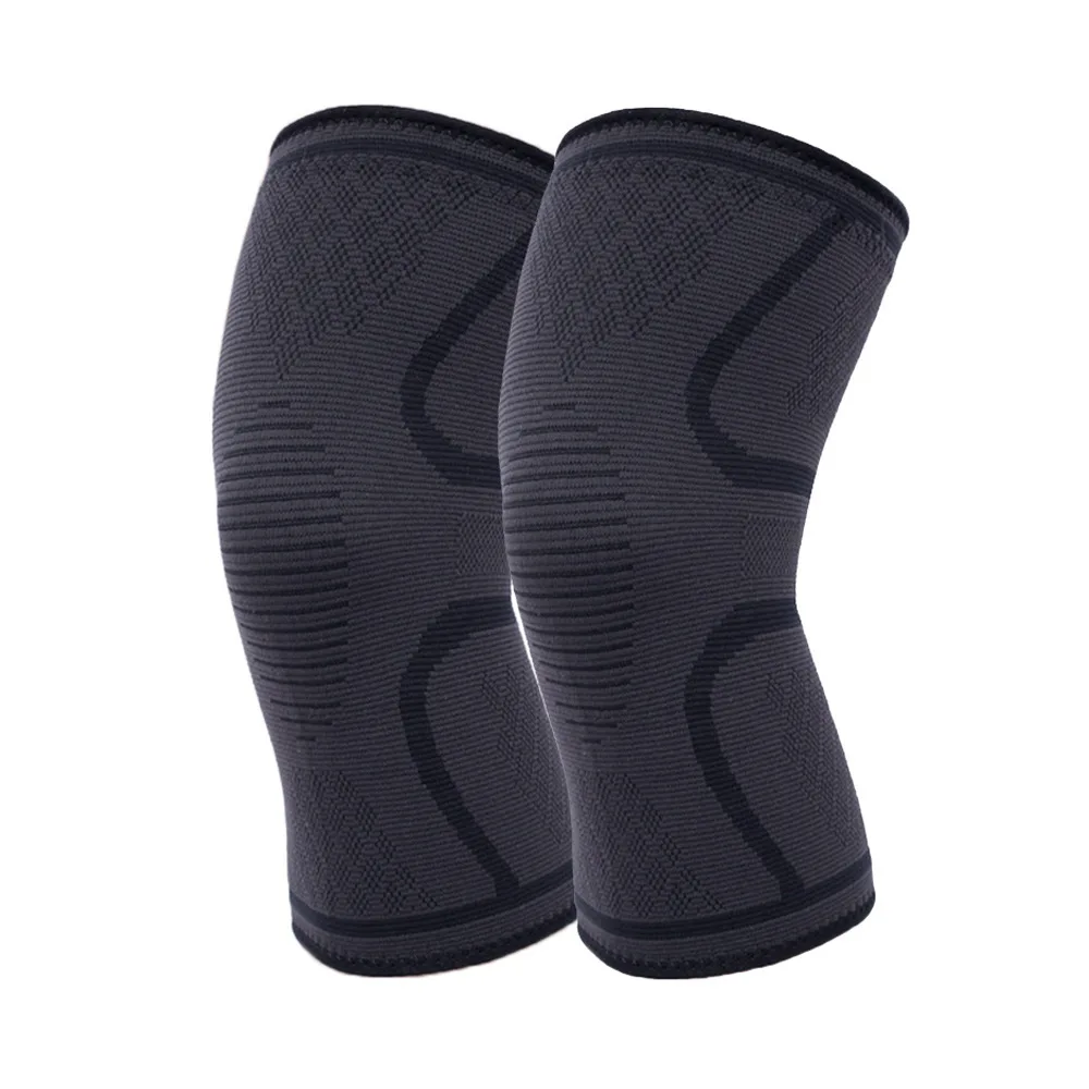 

1 Pair Fitness Running Cycling Knee Support Braces Elastic Nylon Sport Compression Knee Pad Sleeve for Basketball