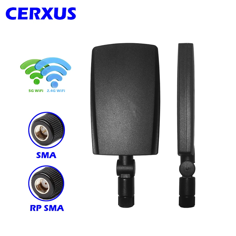WIFI 안테나 2.4GHz 5.8GHz 8DBi 듀얼 밴드 방수 방향 라우터 신호..