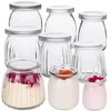 Mini Pudding Jars Cute Wishing Glass Bottle Storage Cups with Lid High Temperature Resistant Homemade Jam Jar Yogurt Container 1