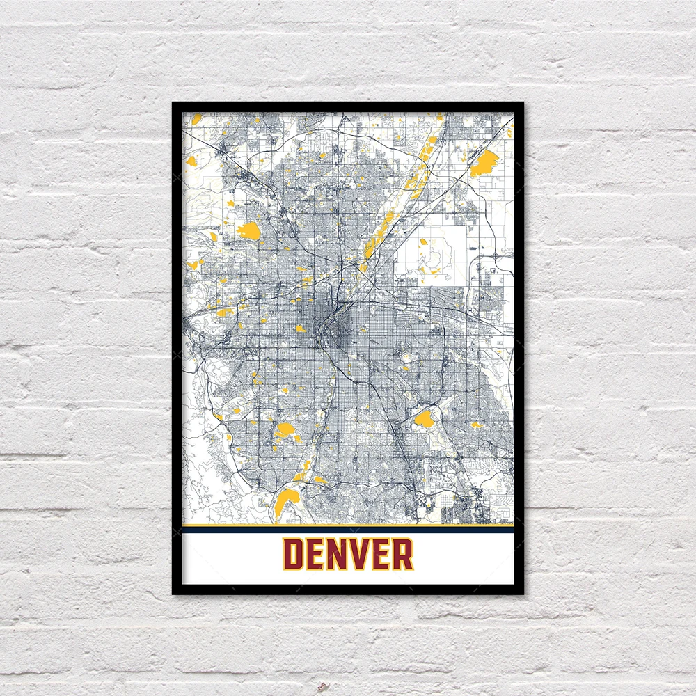 Large Las Vegas City Map Print - Wall Art Printable Prints