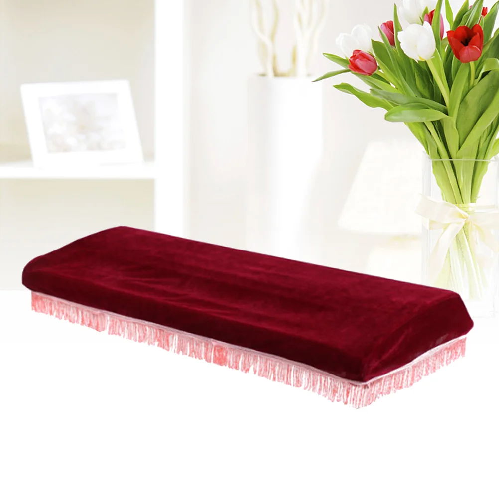 

1PC 61 Key Electronic Piano Dust Cover with a Drawstring Protective for Piano Keyboard ( Red and Random Tassels Color)