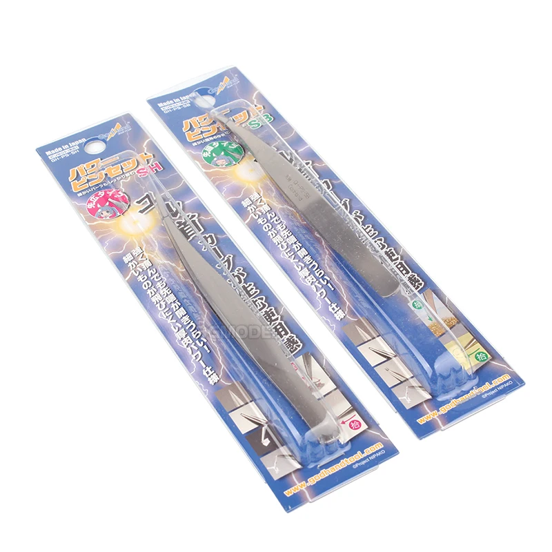 

God Hand GH-PS-SH Flat head tweezers GH-PS-SB Pointed tweezers