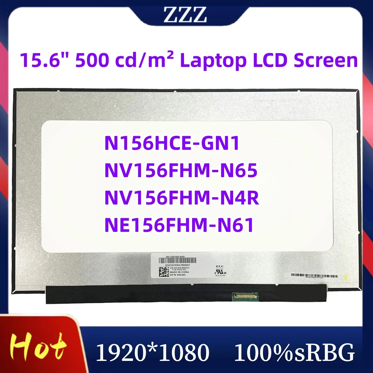

15,6-дюймовый ноутбук IPS ЖК-экран дисплей Матрица N156HCE-GN1 NV156FHM-N65 15,6 x 100% sRGB 30pin