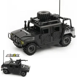 Special Forces Armored Vehicle DIY Building Blocks Toy Set (BLACK)