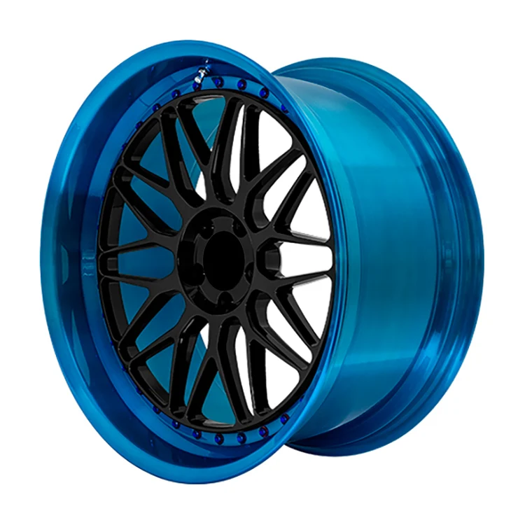 2 Piece Rims Mesh Design Aluminum Alloy Forged Car Wheels 18-23 Inch for Passenger Car Wheels 5/100 5/120 5/114.3