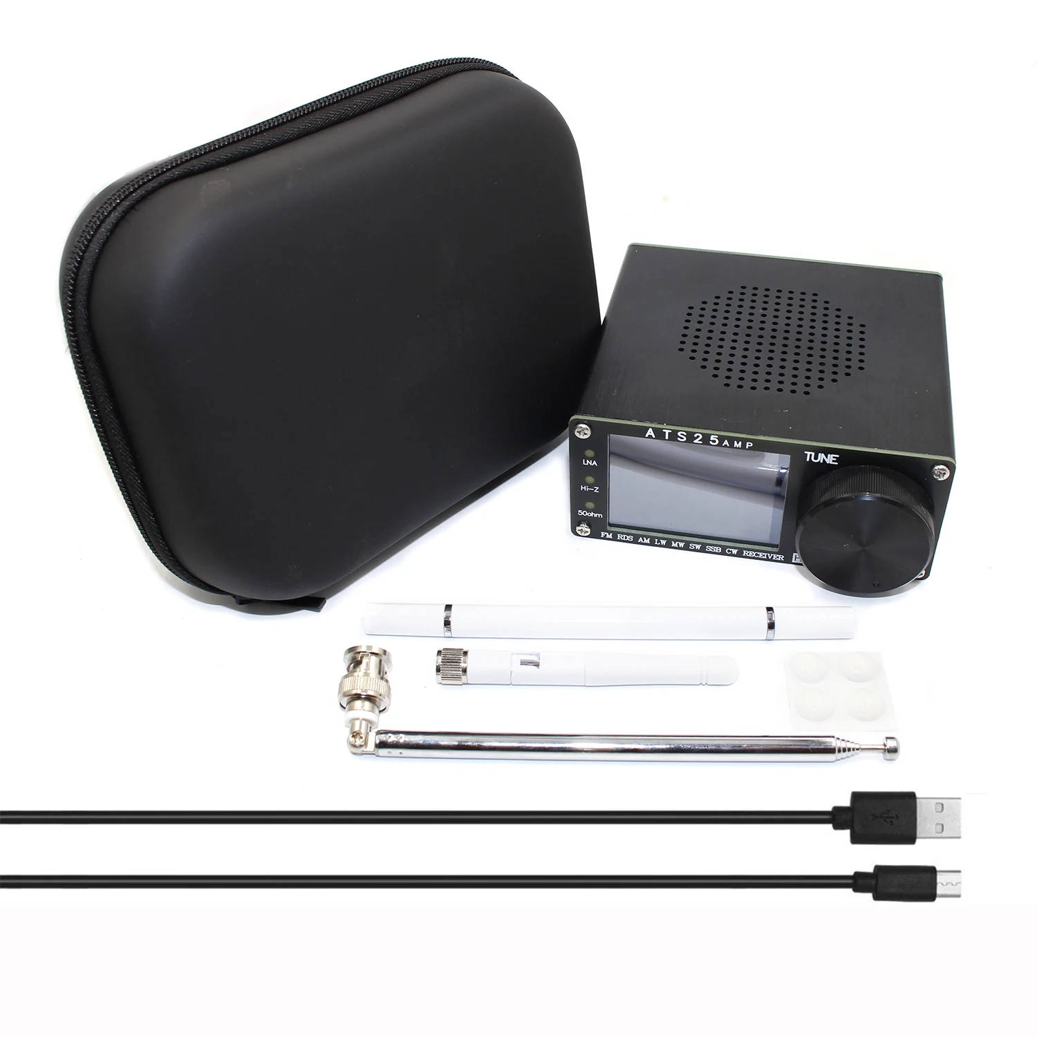 受信機 ATS25AMP ポータブルフルバンド ATS25 AMP ラジオ受信機短波カラータッチ