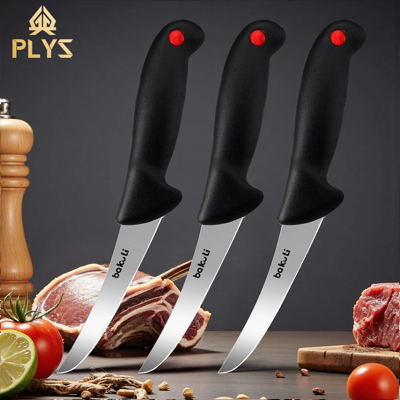 KitchenKnifeHigh-qualityButcherKnifeBoningKnivesMeatCleaverVegetablesCutterProfessionalHouseholdChefCookKnife