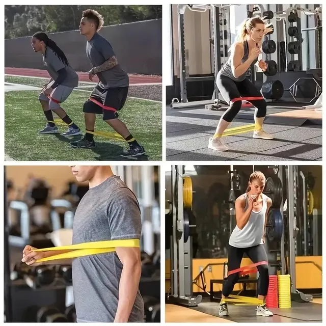 TPE Resistance Bands Sport Fitness Rubber Loop Elastic Bands Strength Training Workout Expander Belt Home Yoga Gym Equipment 4