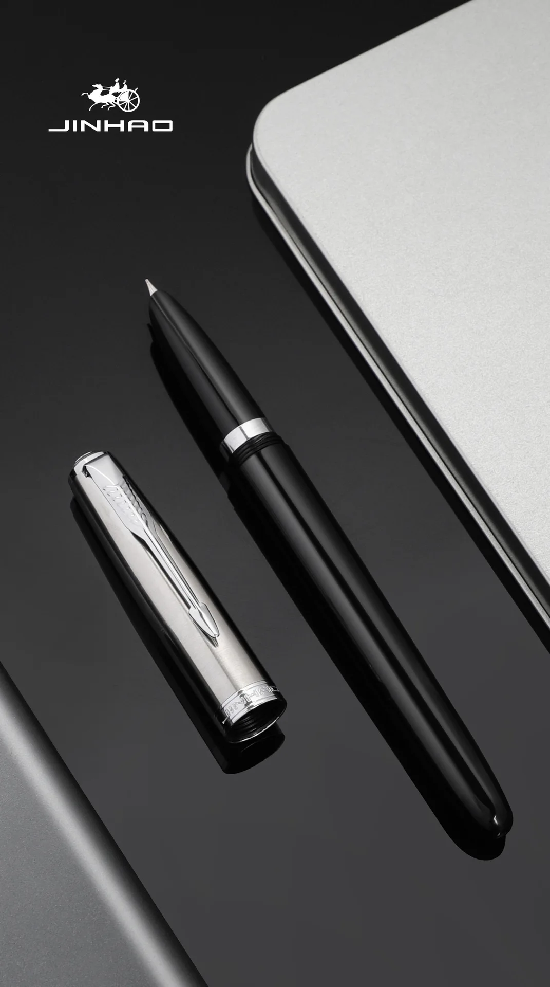 Jinhao 86 Füllfederhalter, klassische mehrfarbige Metall-Iridiumspitze, glatte Schreibstifte, hochwertiges Geschäftsgeschenk, Schulzubehör – Detail 20