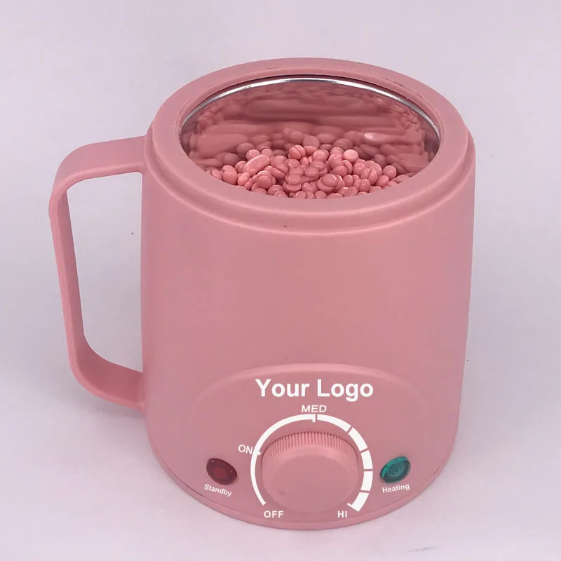 Aquecedor de cera elétrico com cera feijões e madeira varas, Quick Warmer, máquina de encerar, pote, depilador de cera, depilação