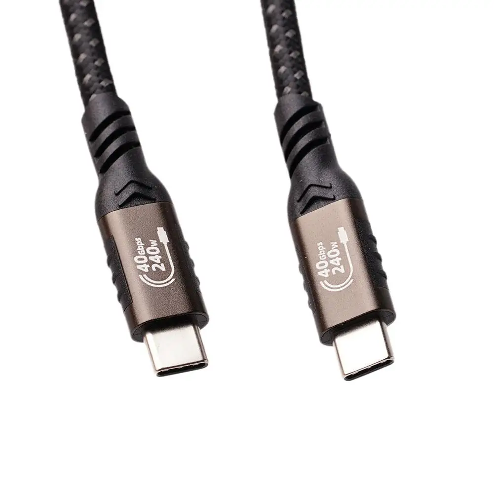 240W Charger Data Transfer USB 4 Cable for Thunderbolt 4 Full Feature Type C 40Gbps Dual 8K Video Cord For Thunderbo