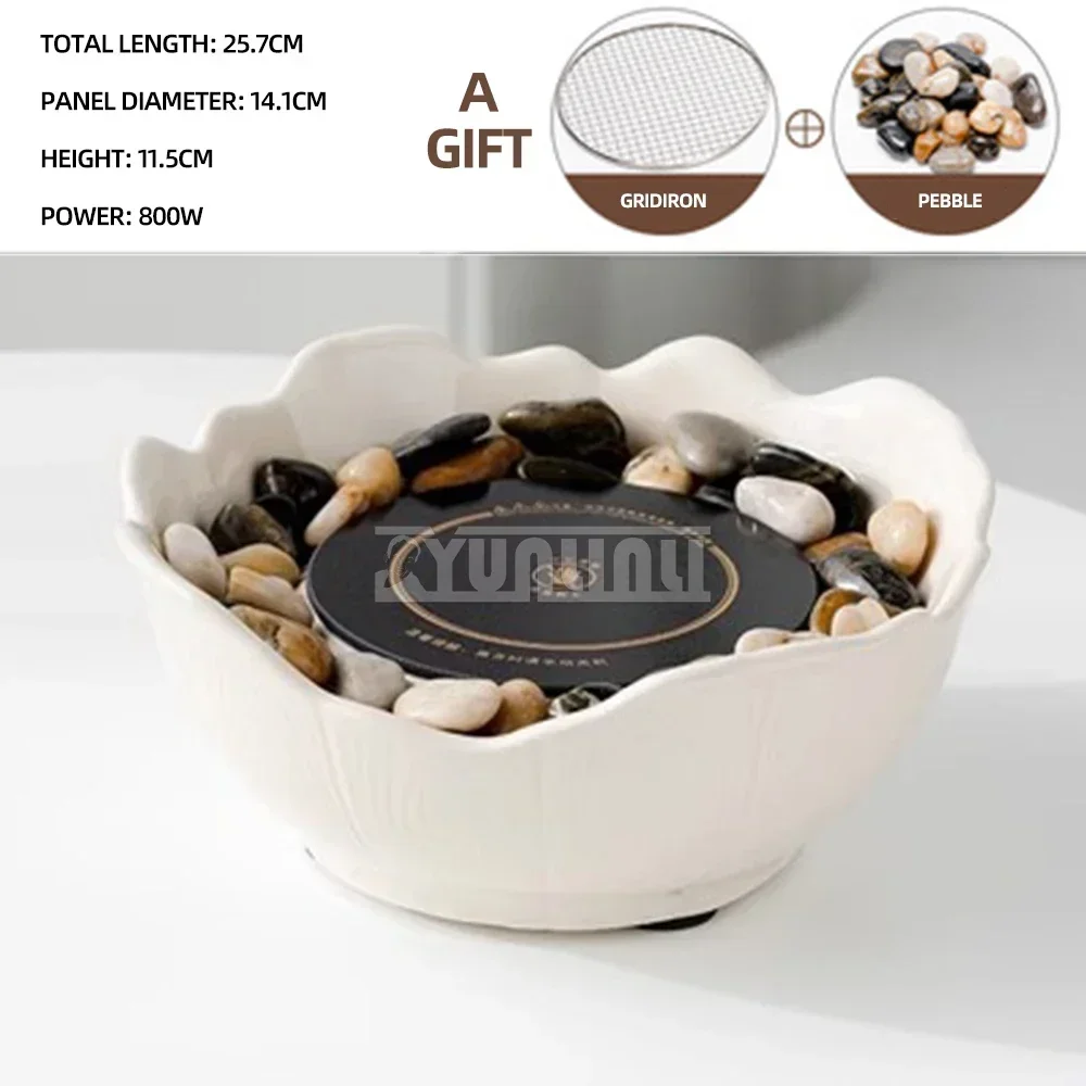 Electric Ceramic Stove Household Tea Cooker Electric Ceramic Furnace Imitation Of Ancient Old Rock Clay Electric Pottery Stove 3