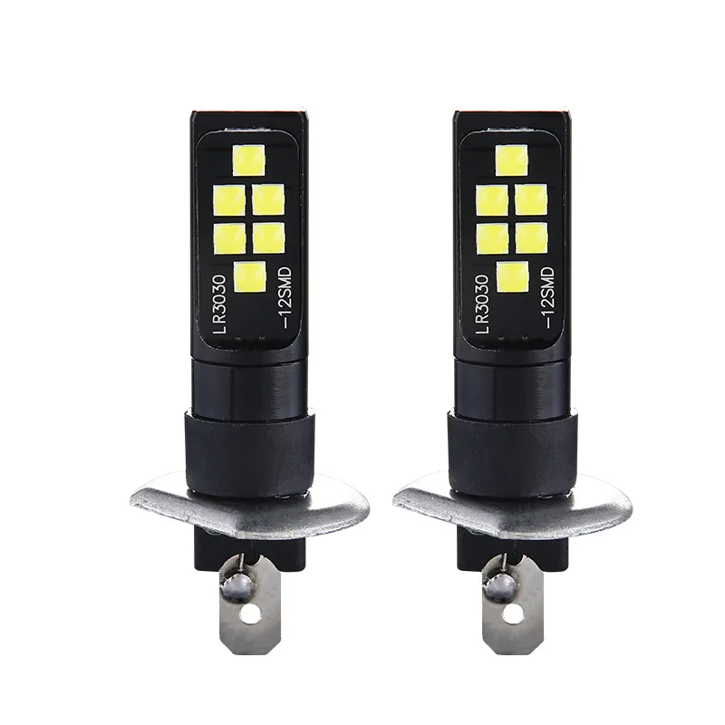 H1 Fog Lamp Bulbs DEL LED Car Headlight 4800LM Auto Front Driving Running Light 12V 24V 40W 3000K 6000K 2pcs led lights,led bulbs,led headlights,led car lights,led car headlights,car headlamps,hid headlight bulbs