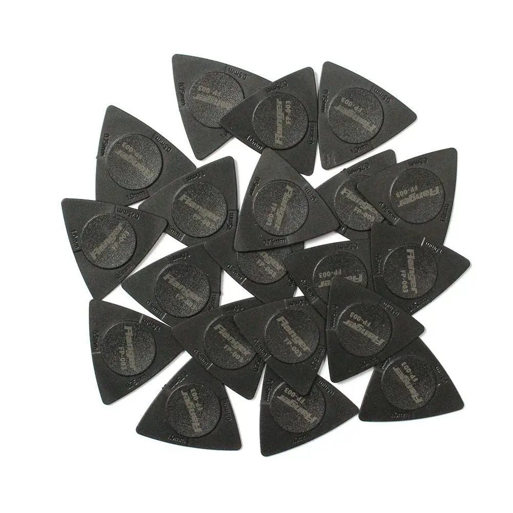 Flanger 1pcs Triangle Guitar Picks 1.0 0.75 0.5 Mm Thickness In 1 Pick Antislip Style Picks FP-003