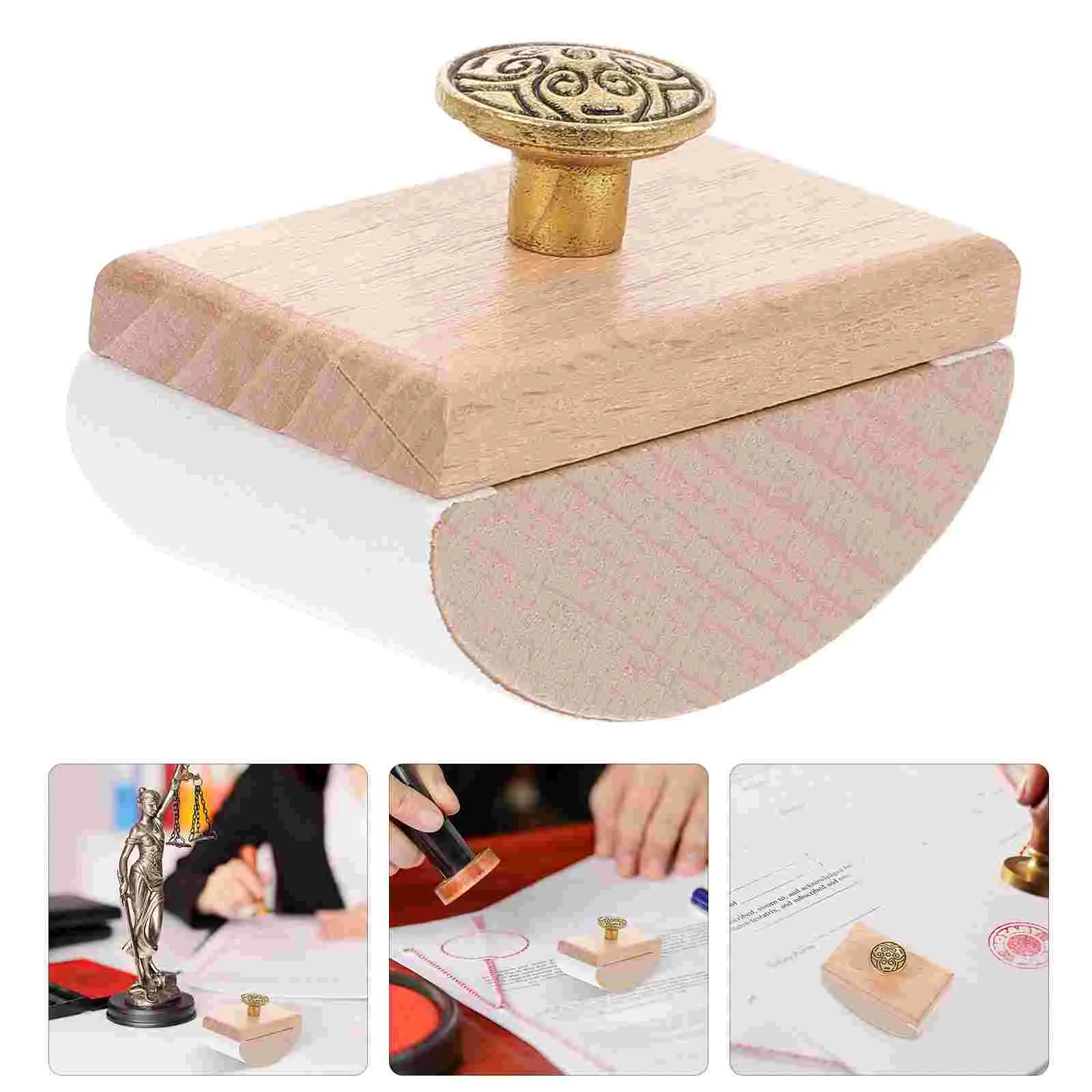 

Portable Wooden Rocker Blotter Ink Ink Absorbing Wooden Calligraphy Seal Quick-Drying Tool Office School Rocker Blotter Supply