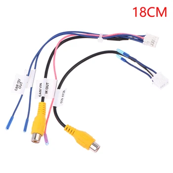 Cablaggio Universale a 10 Pin per Autoradio, Adattatore per Telecamera Posteriore Auto, Connettore per Cavo