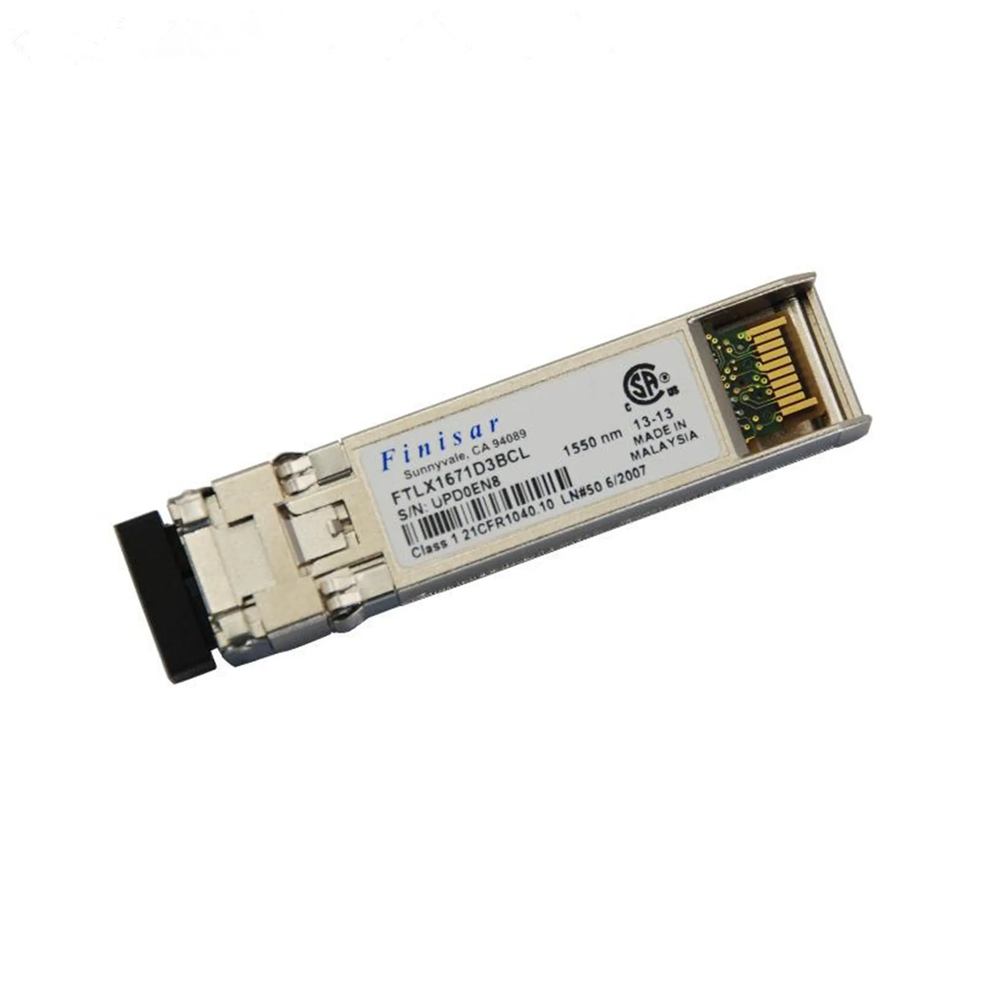 

Finisar 10GB 40KM Fiber Transceiver FTLX1671D3BCL/1550NM 40KM Fiber Optical Module