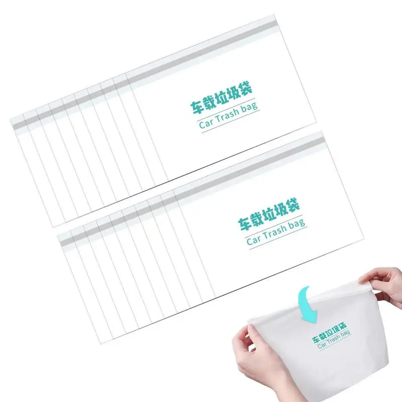 

Self-Adhesive Garbage Bags Auto Trash Container Bag Non-Marking Paste Garbage Storage Supplies For Cars Bedrooms Bathrooms