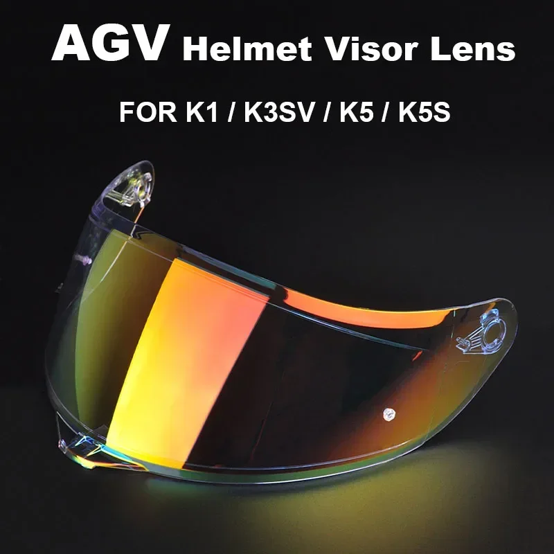 K1 Helmet Visor Shield for AGV K3SV K1 K5 K5S High Strength Sunscreen Capacete Windshield Uv Protection 1 pair base plate compact tight abs helmet gear base plate for agv k1 k3sv k5 k3 k4