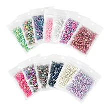 

360pcs/bag 3-10mm Mixed Size Pearl Beads Multicolor Plastic Pearls Garment beads Imitation DIY Crafts Clothing Accessories Bead