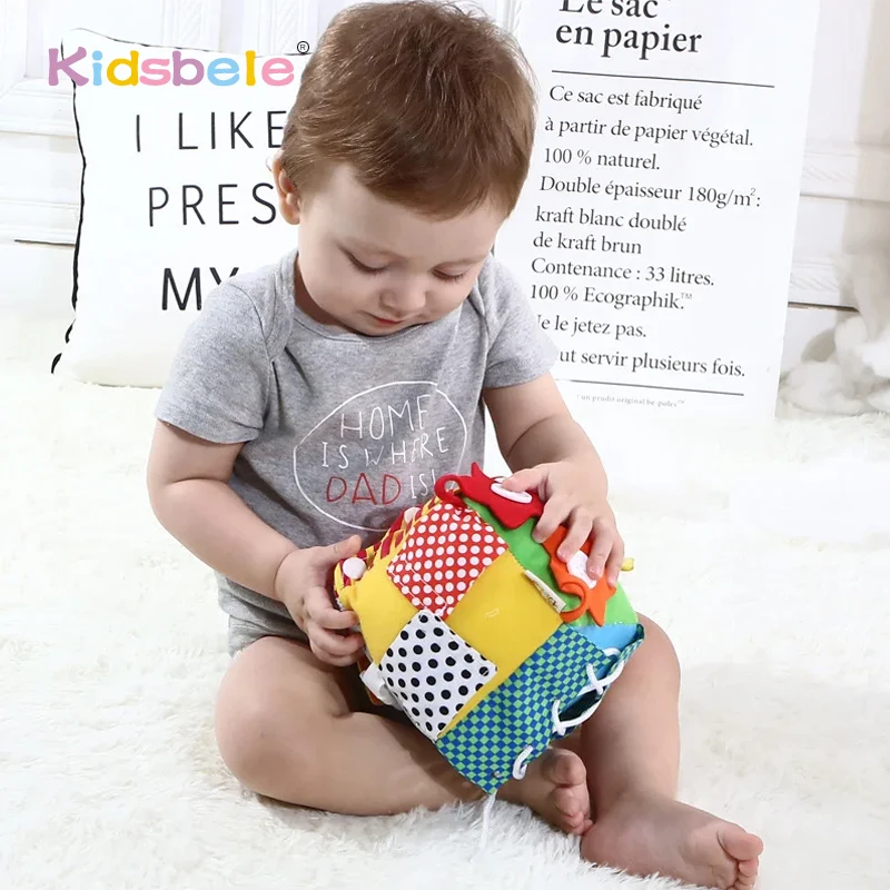 

Детская развивающая игрушка с застежкой-молнией, кнопкой, застежкой, кружевом и галстуком