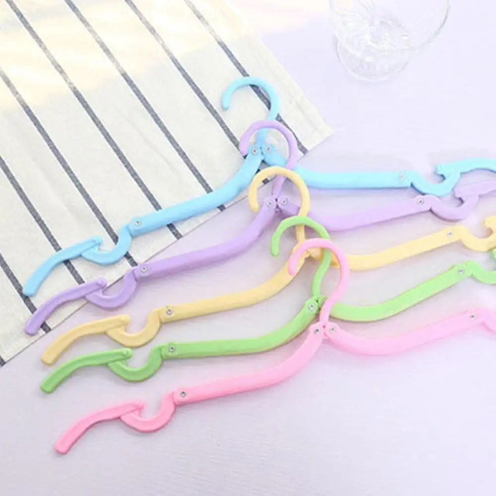Folding hangers portable outdoor non-slip hanger Portable Travel Cloth Hanger Clothespin Towel Sock Storage Closet Organizer clothes hanger storage hanger