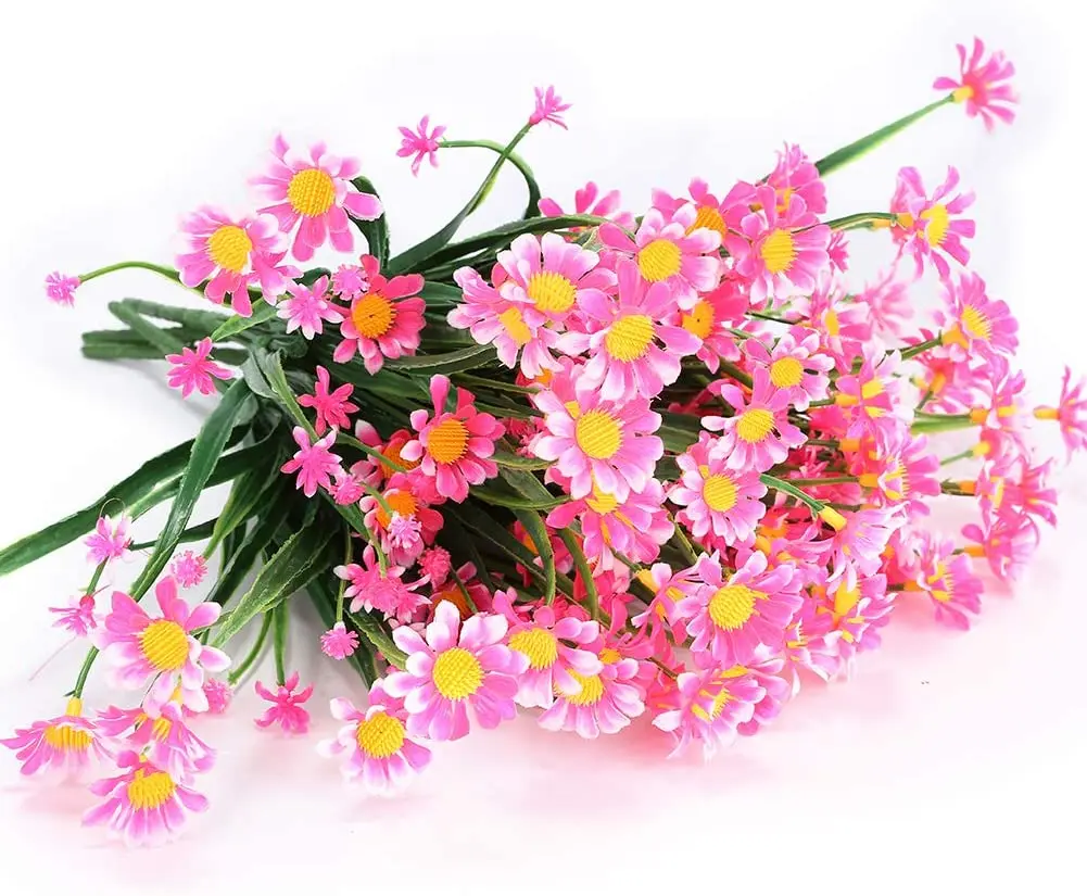 Künstliche Lavendelblüten, UV-beständig - 10 Bündel, Gelb, Für Innen & Außen