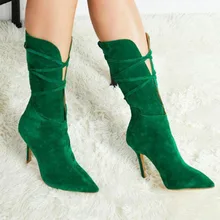 verde botas para mujer – Compra verde botas para mujer con envío gratis en  AliExpress version