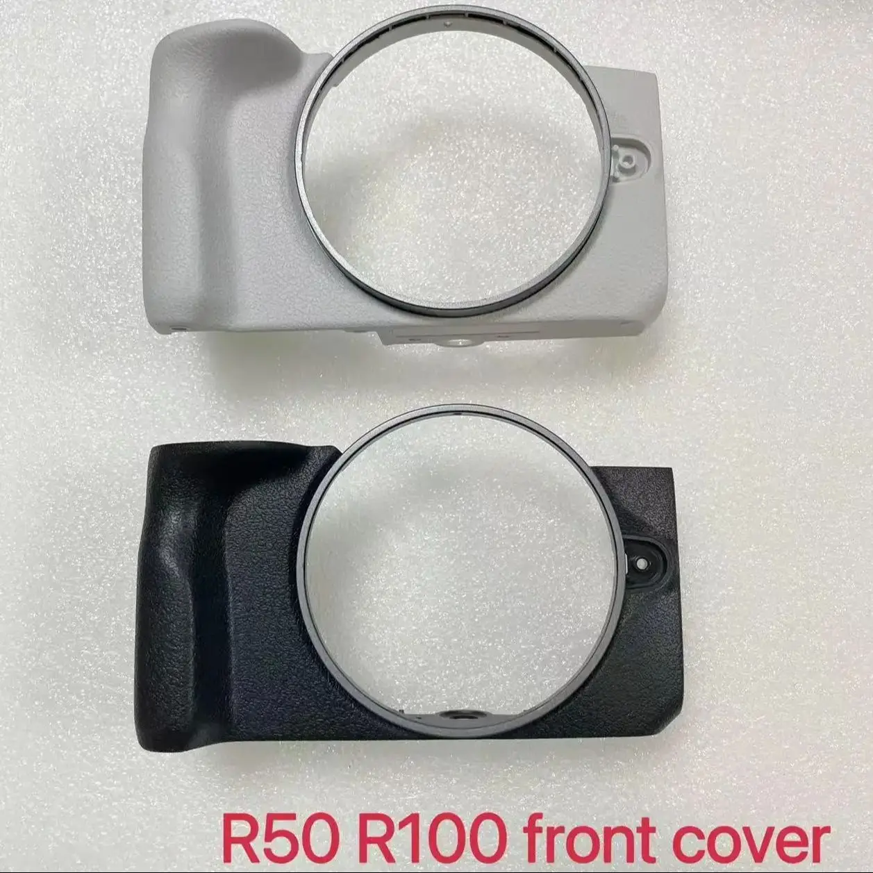 Original For Canon R50 R100 Front Shell Cover Panel Handheld Leather Bare Shell With front ring