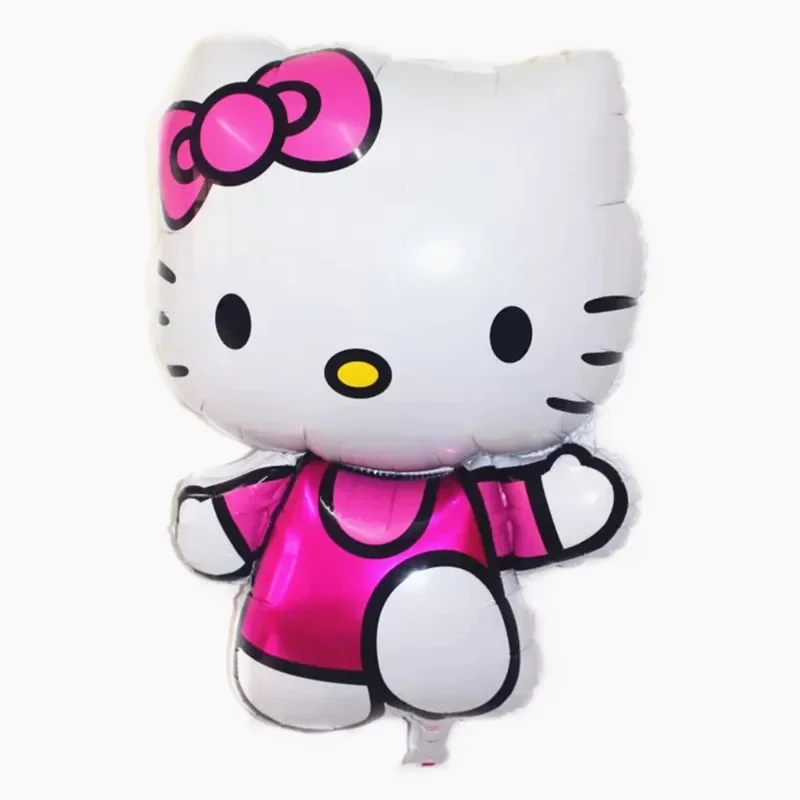 thumbnail image 1 of Globos de aluminio de Hello Kitty de 114 cm, globos tridimensionales grandes en 3D para niños, adultos, cumpleaños, bodas, decoración, suministros para fiestas, 1 of 5