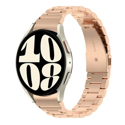 Premium Stainless Steel Metal Watch Strap - No Gap Design - Watch 6 classic 47mm (Rose gold)