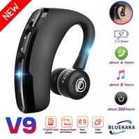 V9 Business Wireless Headphone With HD Mic Calling Noice Cancelling Driver Car Sport Bluetooth Headset 270° Rotation Earphone V8 1