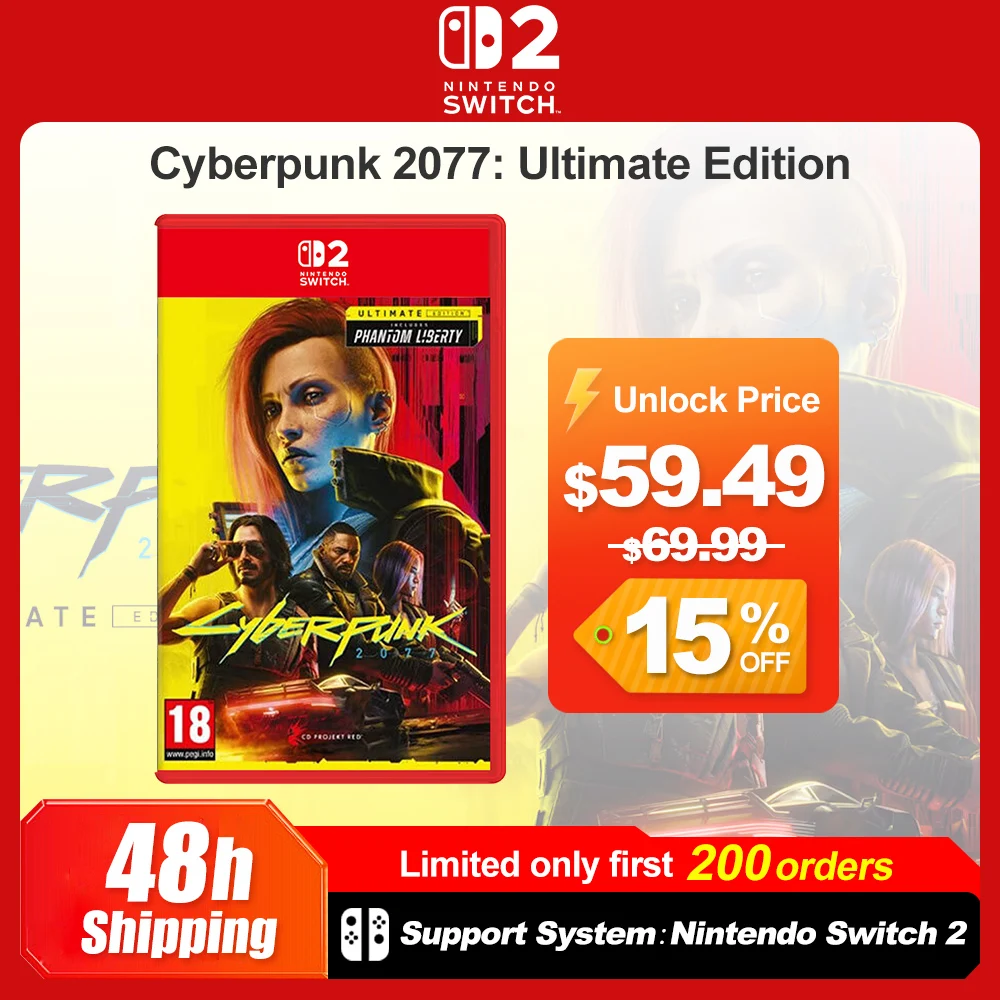 Nintendo Switch 2 Cyberpunk 2077 Ultimate Edition Juegos Games Deals ...