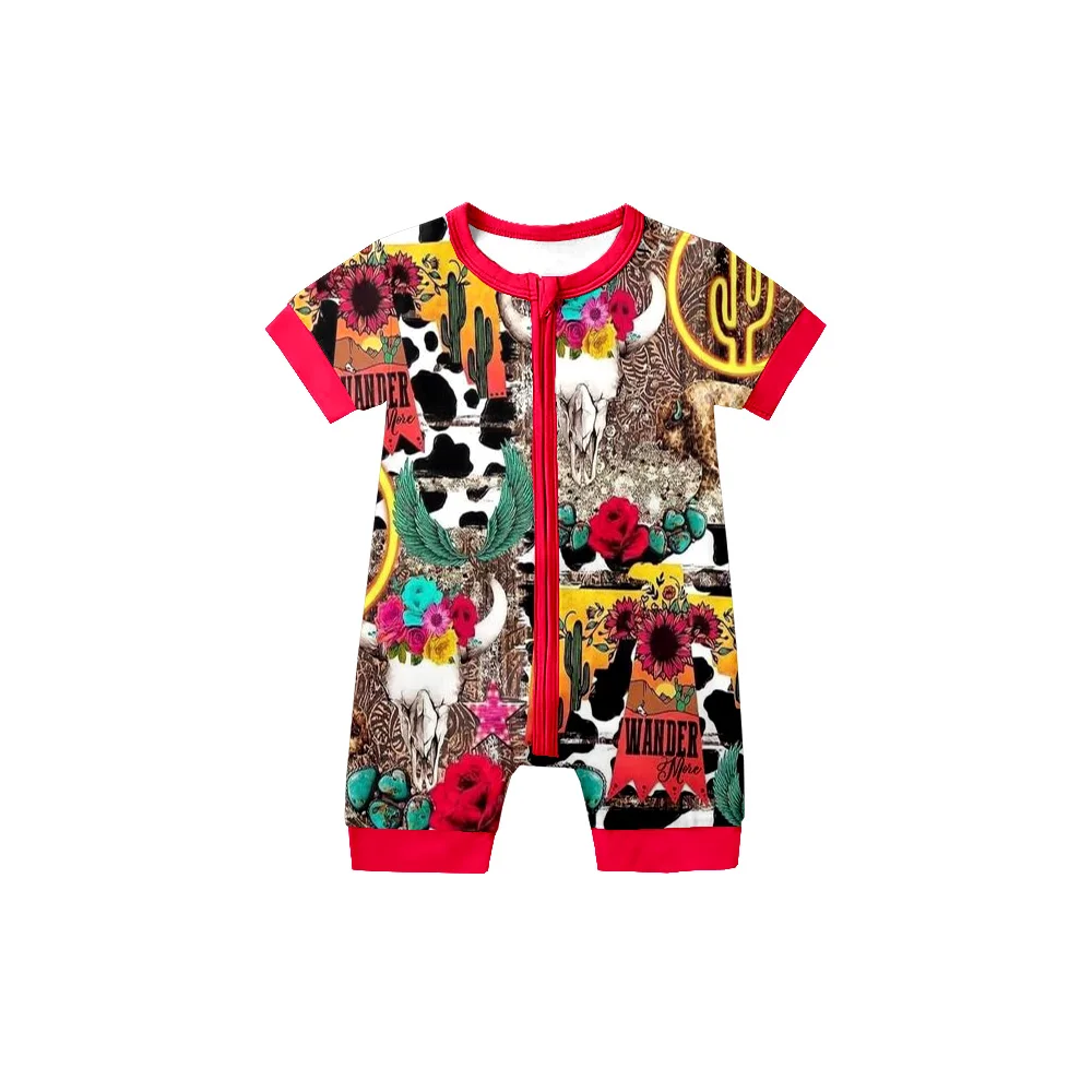 

Summer Baby Jumpsuit Short Sleeved Newborn Boys Girls Romper Baby Jumpsuit Kid Clothe Milk Silk Materials