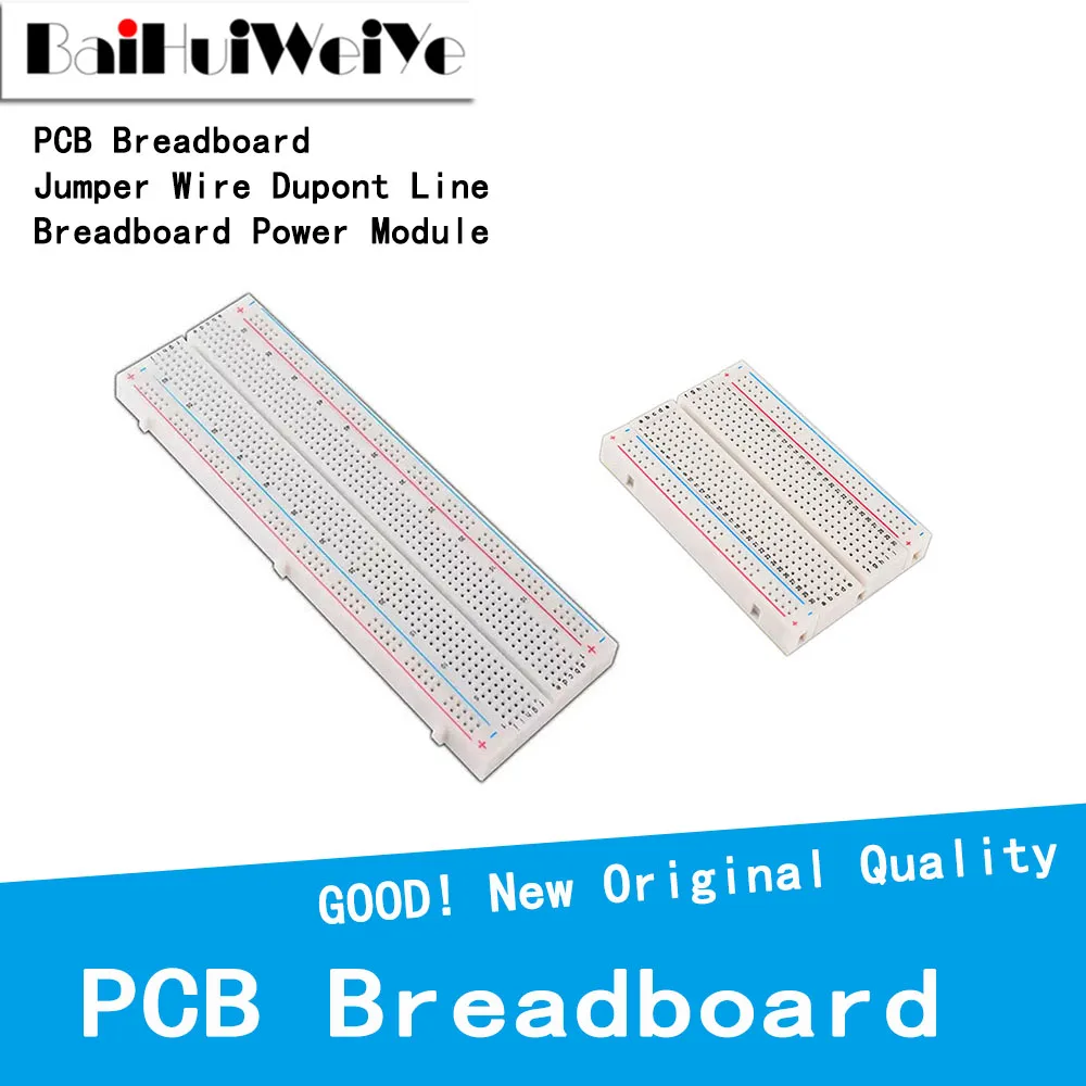 NEW 400 830 Tie Points Solderless PCB Breadboard Power Board Mini Test Protoboard DIY Bread Board for Bus Test Circuit Board 100% original test work bn44 00807a l55s6 fhs power board for samsung tv ua55ju6800jxxz ua55ju6400jxxz ue48ju6500k un48ju6500
