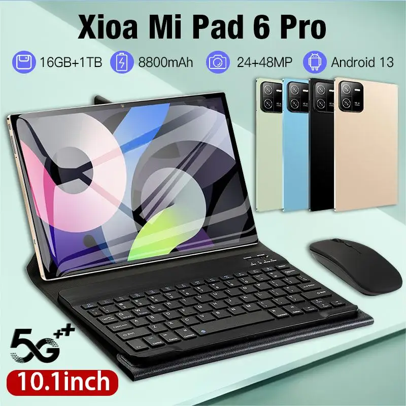 

Global Version Tablets Mi Pad 6 Pro 10.1inch HD Original Tablet 5G Wifi Android PC Tablets Google Play Tablets PC Global