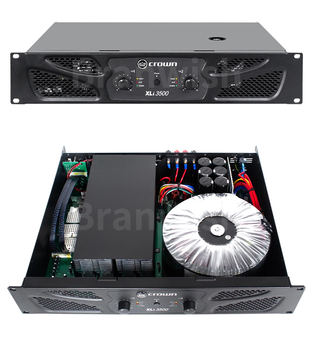 XLi 3500 Power Amplifier – Professional Audio DJ Equipment for Line Array Speakers Subwoofer Speakers Stage Wedding KTV Home