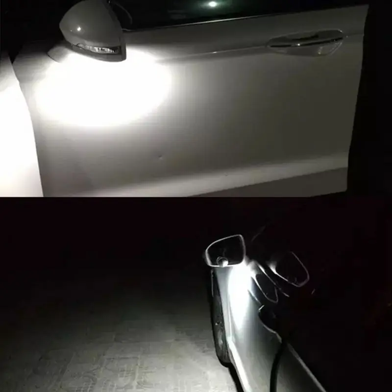 

Автомобильные светодиодные фонари под боковым зеркалом, 2 шт., лужа, лампа без ошибок, супер яркая для Прямая поставка