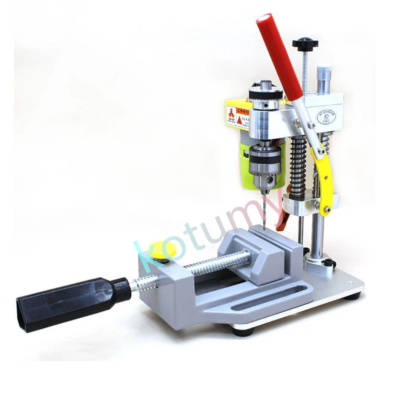 795 Motor B10 B12 JTO Metal Wooden DIY Crafts Tool Mini Drill Press Precision Table Drilling Machine Portable Benchtop Driller 2