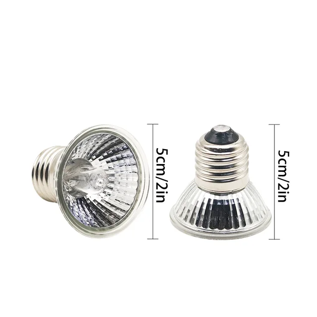 110V Reptile UVA Lamp Bulb UVA Heat Light Bulb Pet Brooder Heat Daylight Lamp Heating Light Full Sunlamp 5
