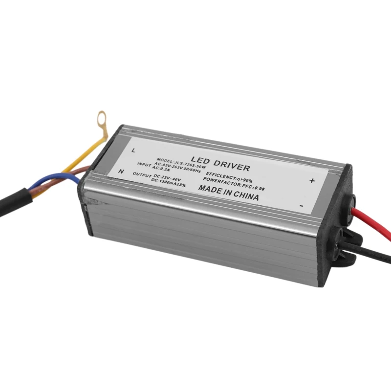 LED 드라이버 방수 IP67 전원 공급 장치, 고전력 어댑터, 50W LED 칩 전구, 에너지 절약, DIY 일광 프로모션, 4X 50W