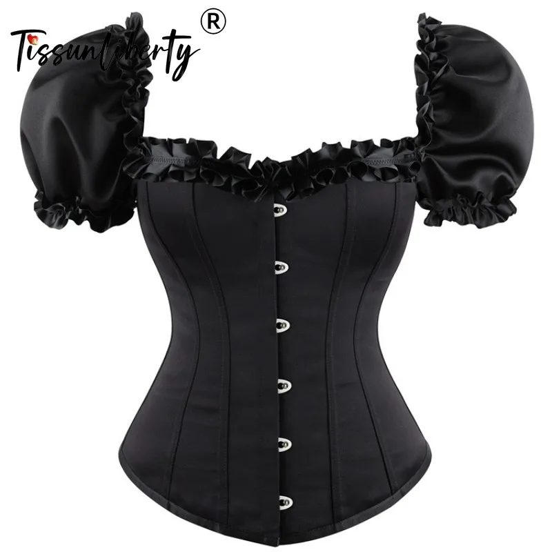 

Gothic Bustiers Women's Tight Corset Mujer Vintage Sexy Underwear Waist Trainer Slimming Body Shapewear Tops Women Steampunk QM