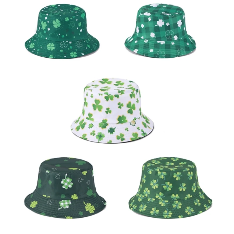 

Breathable Bucket Hat for Girls Fashion Green Versatile Fisherman Hat