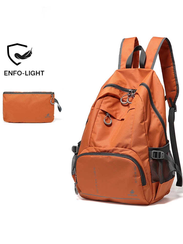 Fouvor Fashion Outdoor Backpack Female 2024 Solid Casual Waterproof High Quality Oxford Shoulders Bag Lightweight Bags 3037-04
