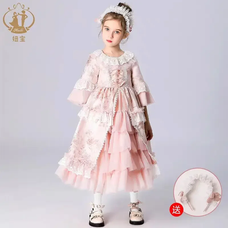 Girls Party Dresses Wedding Dress for Girls Wedding Costume for Girls Dresses for Lolita for Girls Bridesmaid Dress for Girls - 5