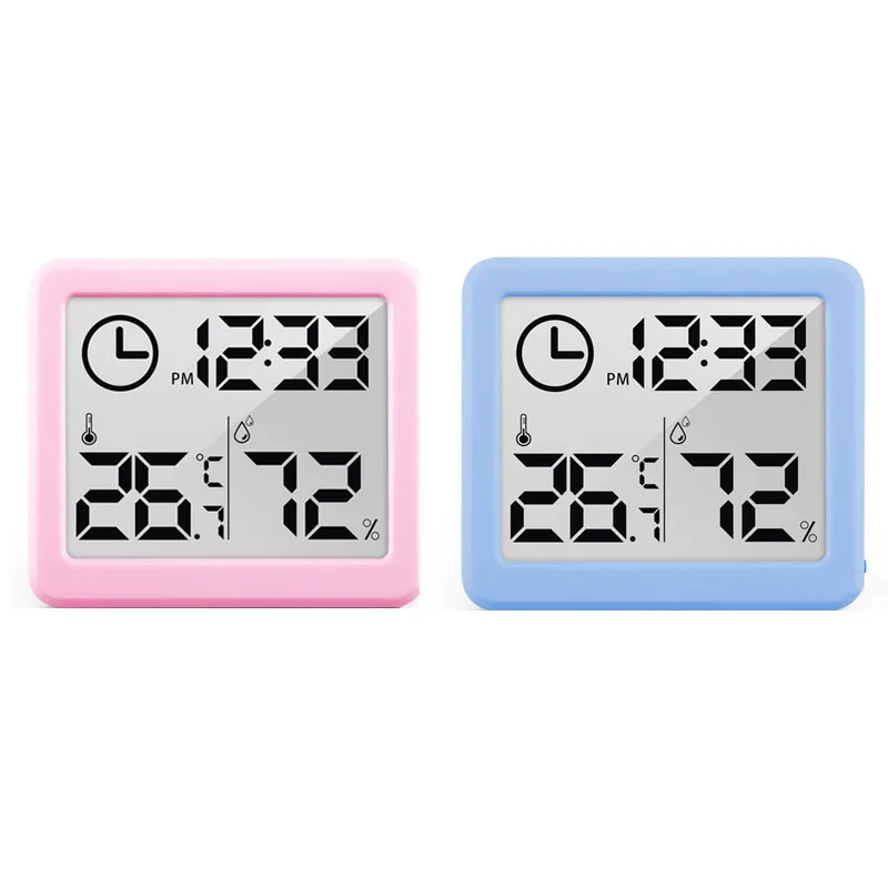 Digital LCD Indoor &Outdoor Thermometer Hygrometer RomeTemperature Humidity  Mete