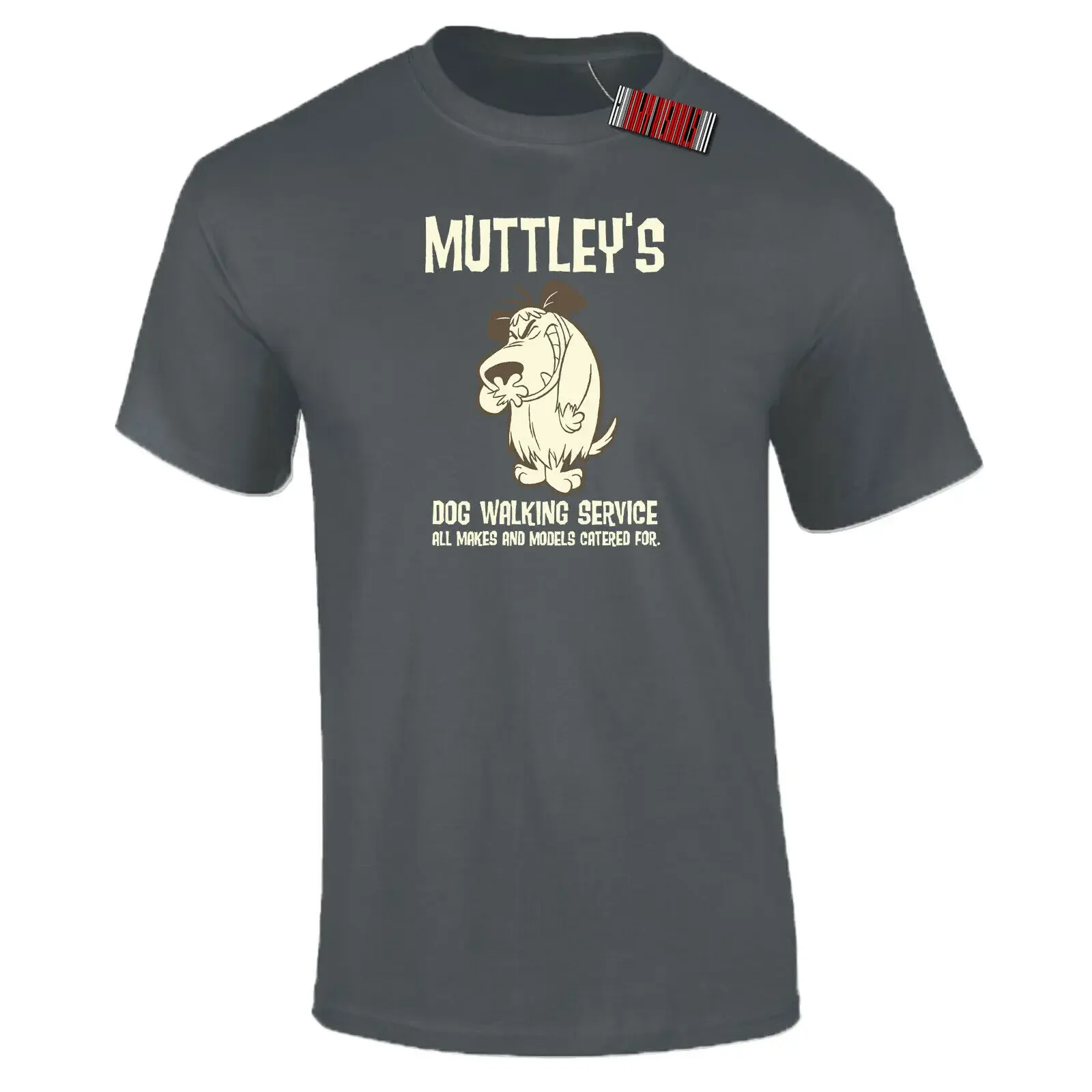 Muttley T-Shirt Dog Walking Service Wacky Races Official Unisex 4A Sale