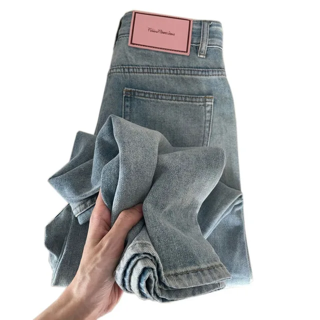 Jean Baggy à jambes larges pour femmes, Vintage Y2K Punk, taille basse, pantalon en Denim ample, Streetwear, mode Trashy, Long pantalon patineur 6