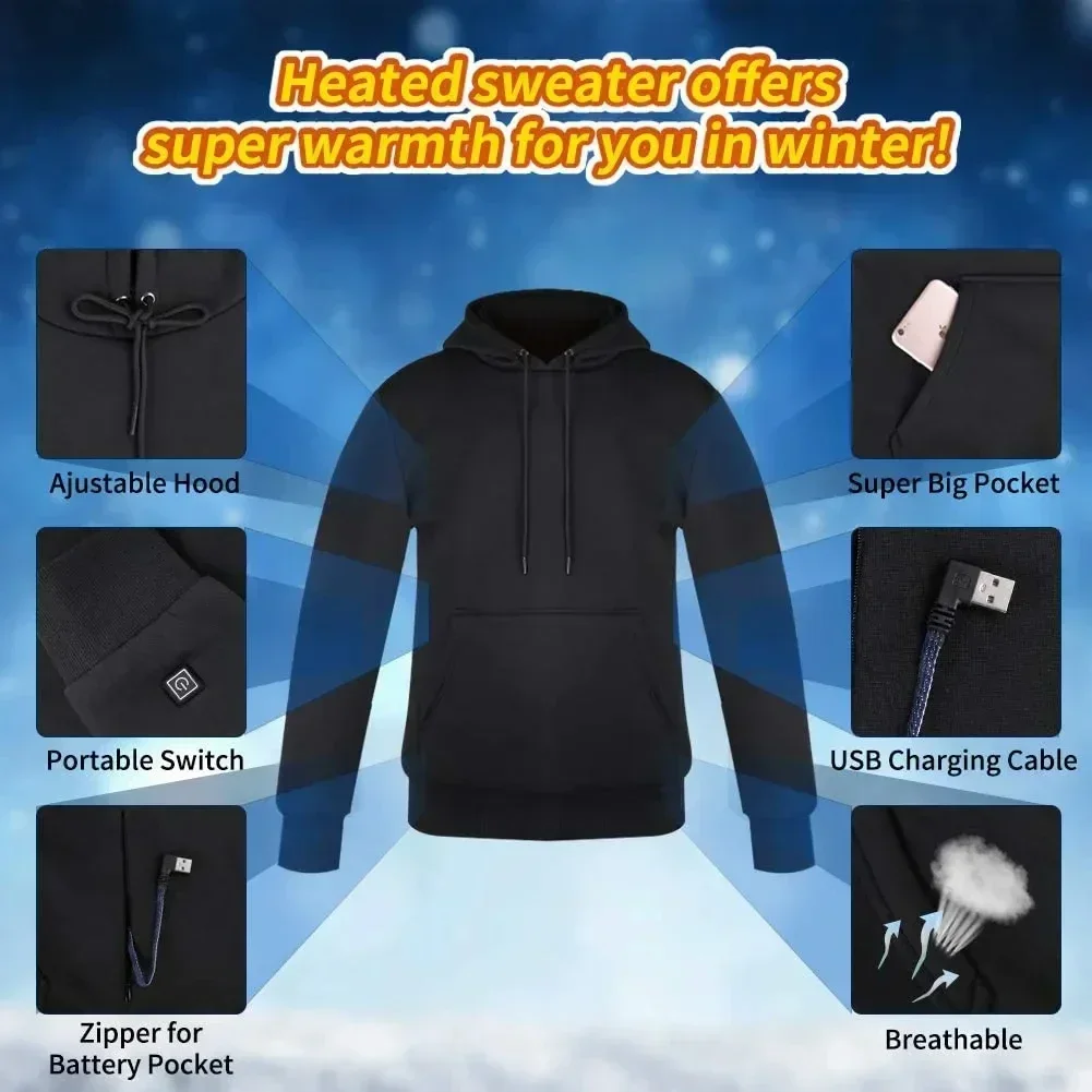 USB Heated Tactical Jacket Unisex 4