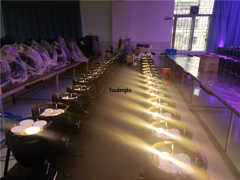 8 pieces 200W COB 4-Eyed Face Light White and Warm White LED par Light